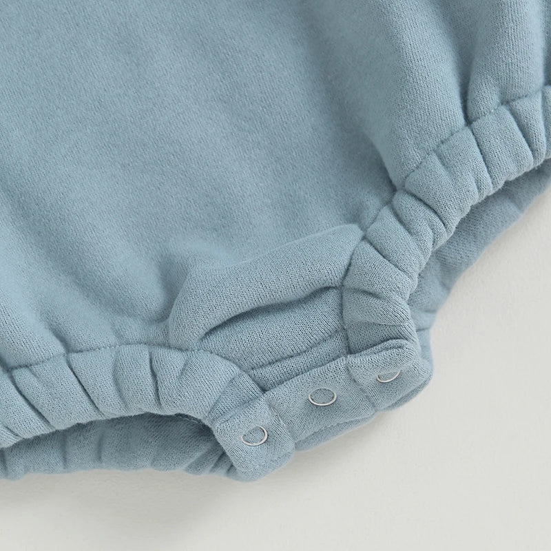 Fashion Newborn Baby Boys Sweatshirt Romper Casual Infant Long Sleeve Letter Embroidery Bodysuit Autumn Winter Jumpsuits Outfits
